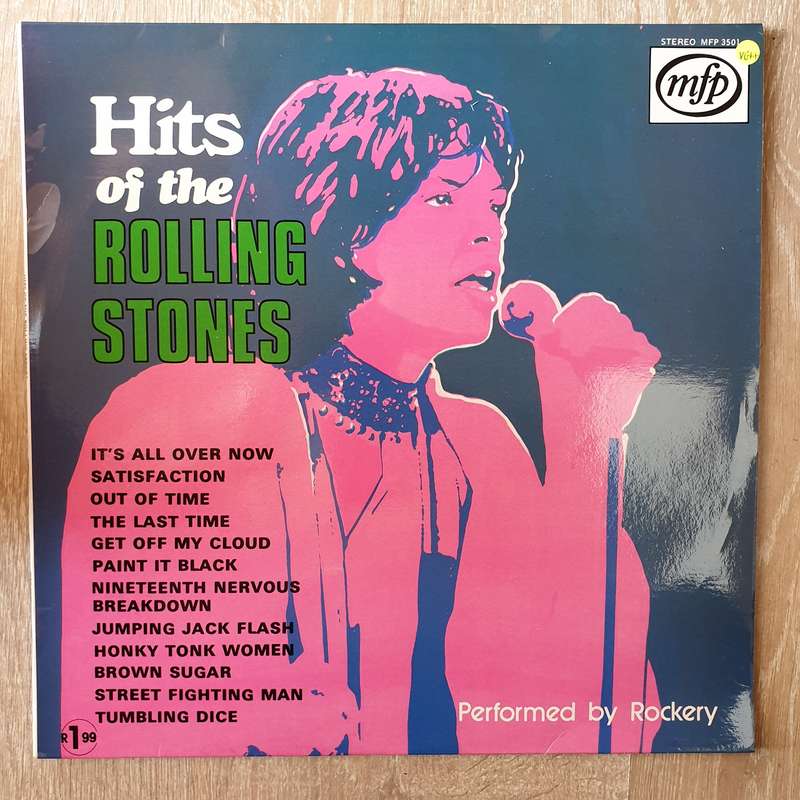 Hits Of The Rolling Stones Performed by Rockery- Vinyl LP Record - Very-Good+ Quality (VG+)