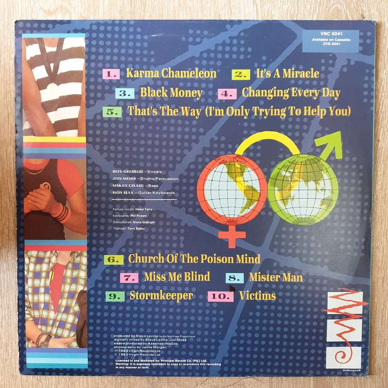 Culture Club - Colour by Numbers - Vinyl LP Record - Very-Good+ Quality (VG+)
