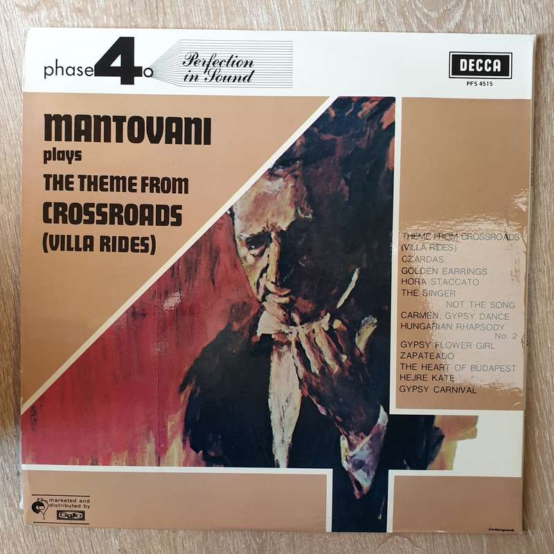 Mantovani Plays The Theme From Crossroads - Vinyl LP Record - Very-Good+ Quality (VG+)