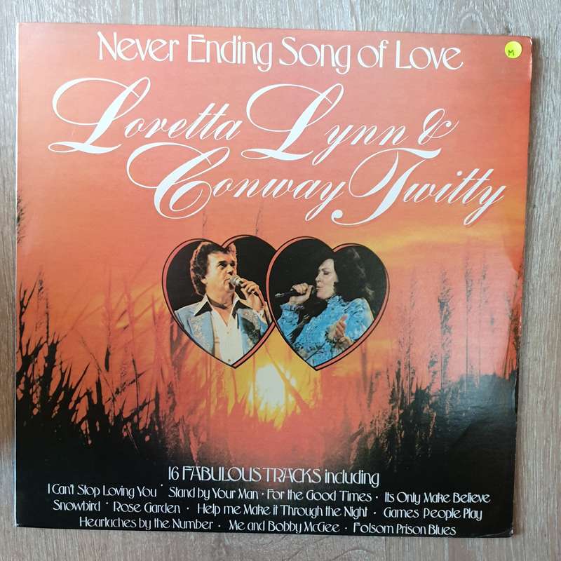 Conway Twitty & Loretta Lynn  Never Ending Song of Love - Vinyl LP Record - Very-Good+ Qual...