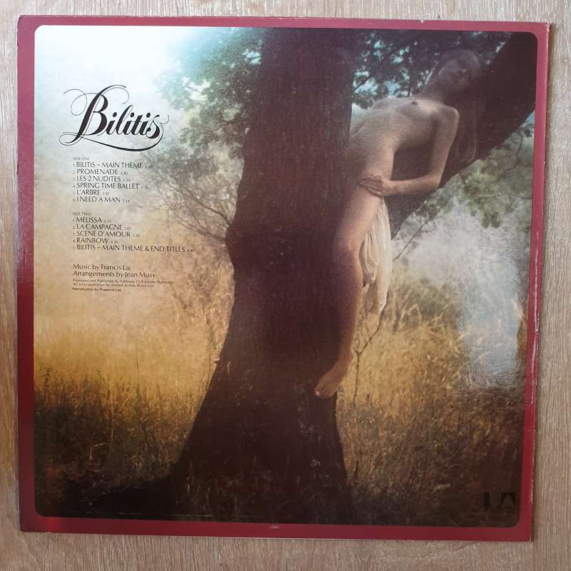 Bilitis  - Original Motion Picture Soundtrack - Francis Lai  Vinyl LP Record - Very-Good+ Q...