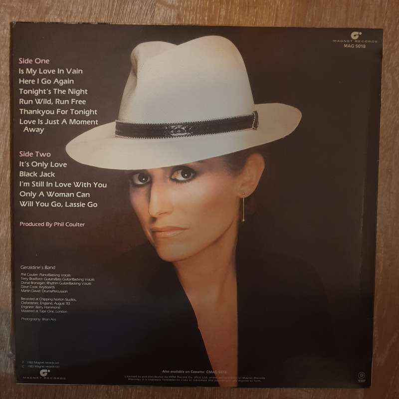 Geraldine - It's Only Love - Vinyl LP Record - Opened  - Very-Good+ Quality (VG+)