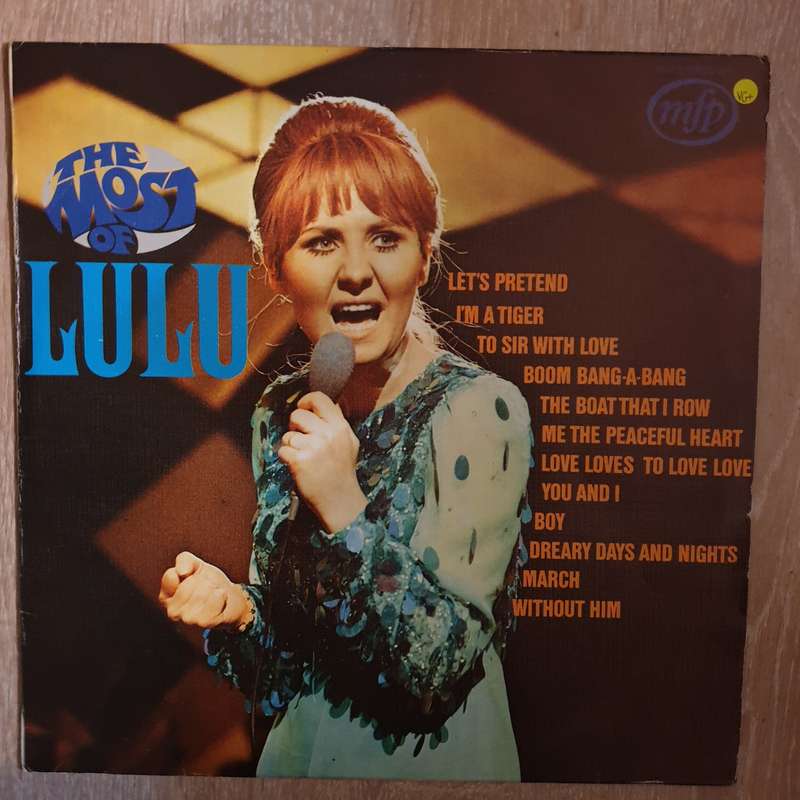 Lulu  The Most Of Lulu  Vinyl LP Record - Very-Good+ Quality (VG+)
