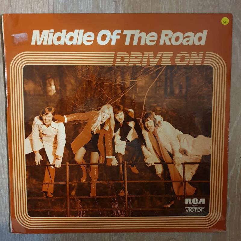 Middle Of The Road  Drive On  Vinyl LP Record - Very-Good+ Quality (VG+)