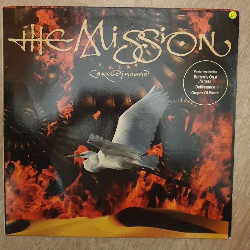 The Mission  Carved In Sand - Vinyl LP Record - Opened  - Very-Good  Quality (VG)
