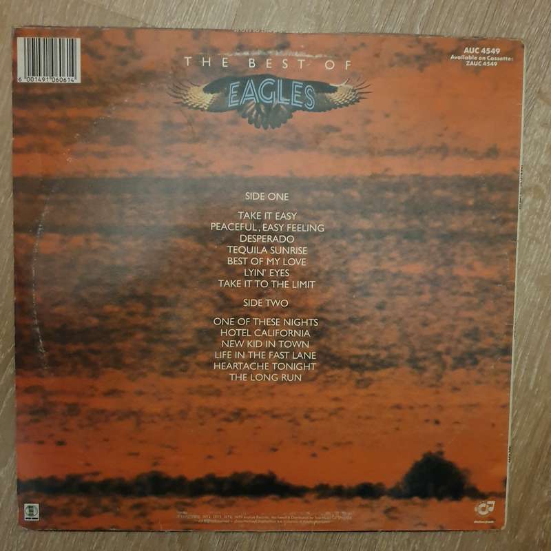 Eagles  The Best Of Eagles - Vinyl LP Record - Very-Good+ Quality (VG+)