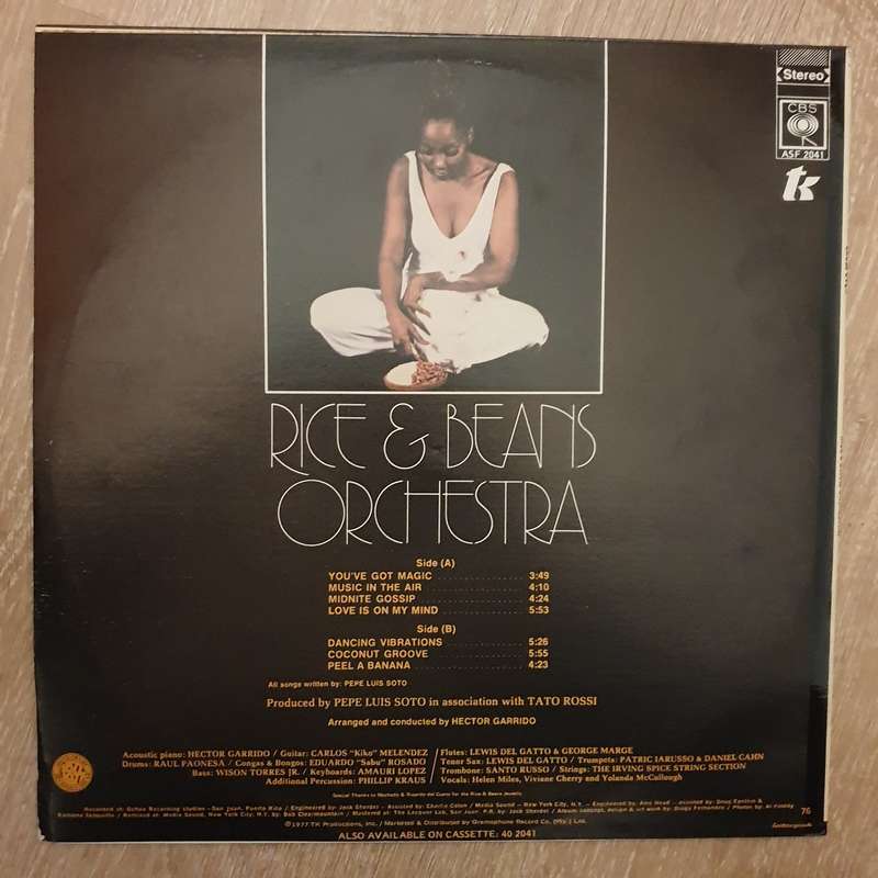 Rice And Beans Orchestra  Cross Over - Vinyl LP Record - Very-Good+ Quality (VG+)