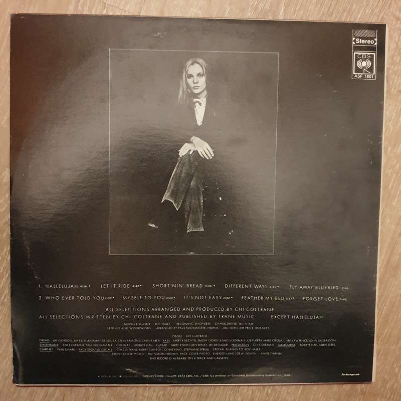 Chi Coltrane  Let It Ride - Vinyl LP Record - Very-Good+ Quality (VG+)