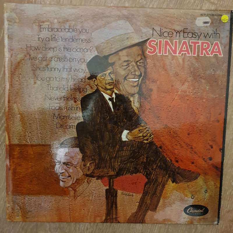 Frank Sinatra  Nice 'N' Easy - Vinyl LP Record - Very-Good+ Quality (VG+)