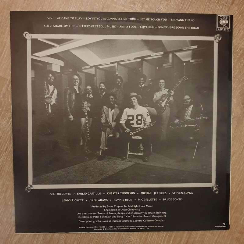 Tower Of Power  We Came To Play - Vinyl LP Record - Very-Good+ Quality (VG+)