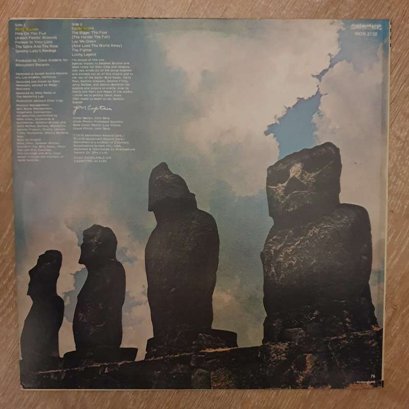 Kris Kristofferson  Easter Island - Vinyl LP Record - Very-Good+ Quality (VG+)