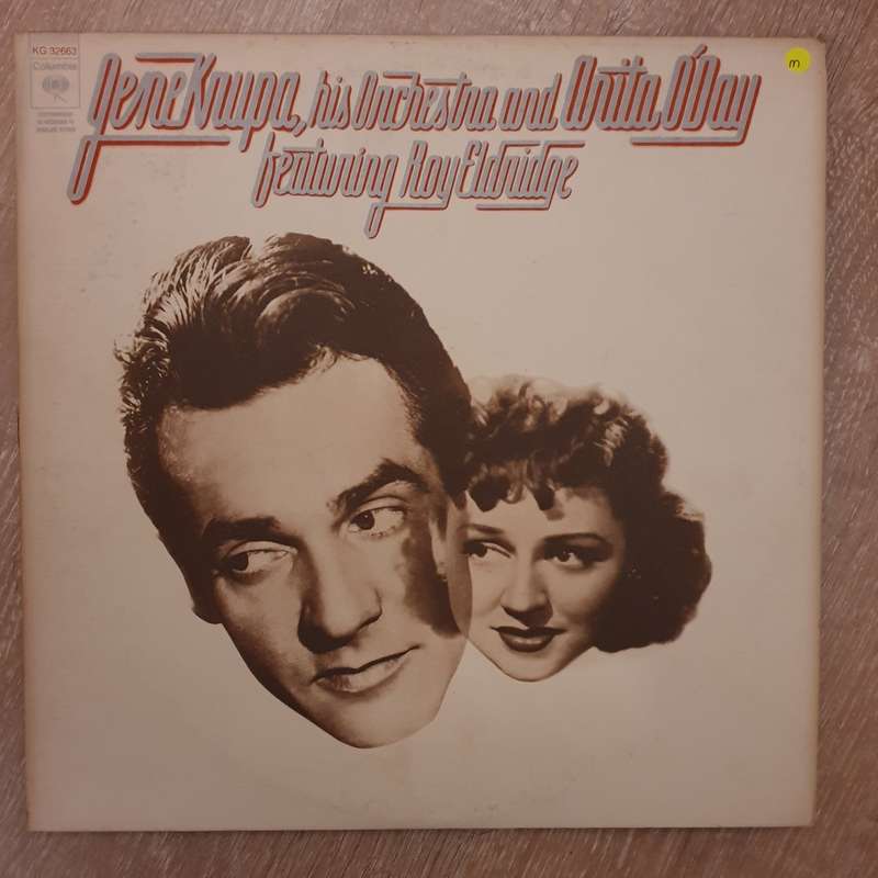 Gene Krupa, His Orchestra And Anita O'Day Featuring Roy Eldridge - Vinyl LP Record - Very-Good+ Q...