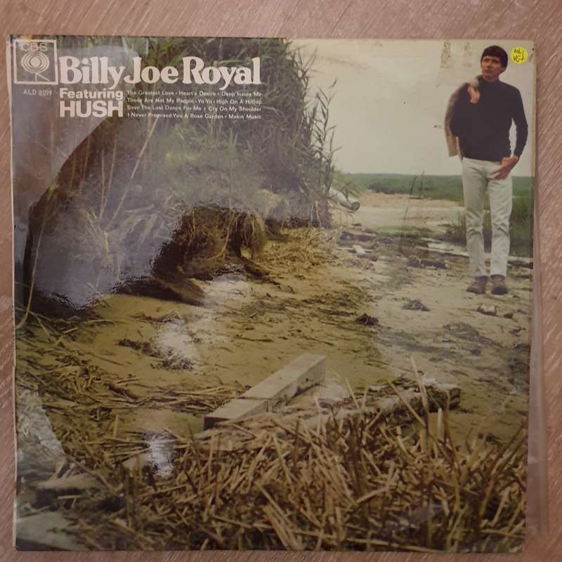 Billy Joe Royal  Featuring Hush - Vinyl LP Record - Very-Good+ Quality (VG+)