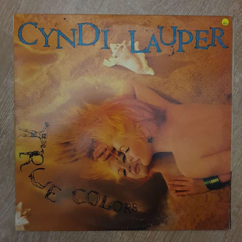 Cyndi Lauper  True Colors - Vinyl LP Record  - Opened  - Very-Good+ Quality (VG+)