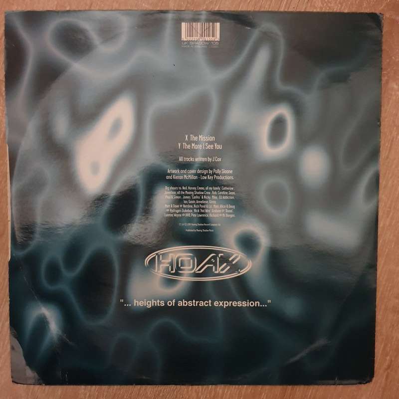 Hoax  The Mission / The More I See You - Vinyl LP Record - Very-Good+ Quality (VG+)