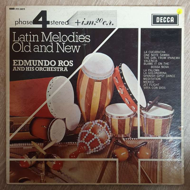 Edmundo Ros & His Orchestra  Latin Melodies Old and New - Vinyl LP Record - Opened  - Very-...
