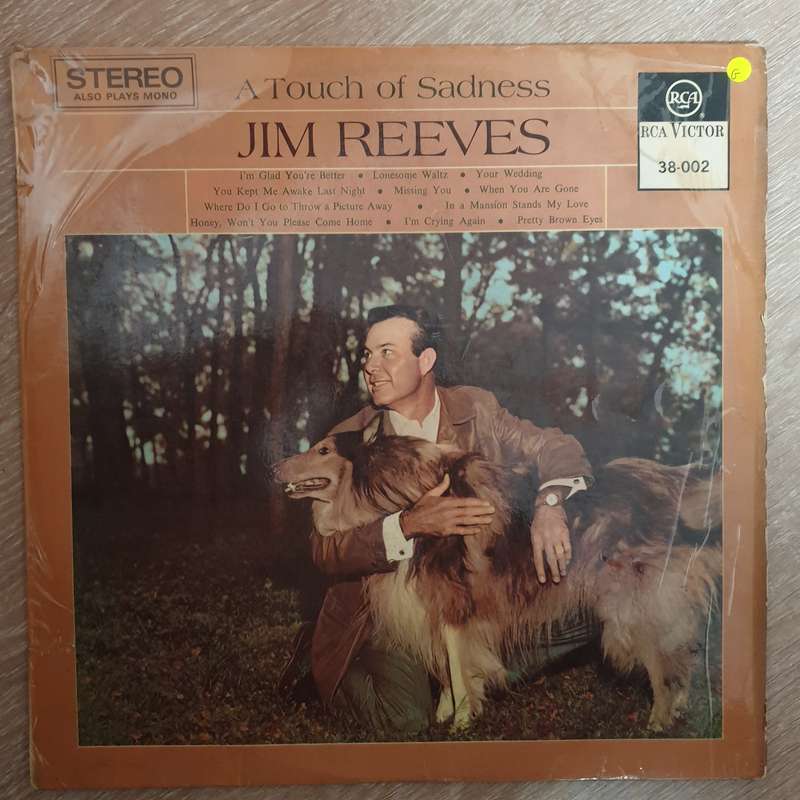 Jim Reeves -  A Touch Of Sadness - Vinyl LP Record - Opened  - Good Quality (G)