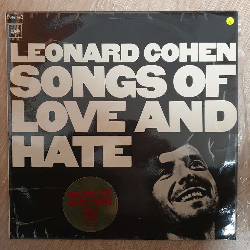 Leonard Cohen  Songs Of Love And Hate - Vinyl LP Record - Opened  - Very-Good- Quality (VG-)