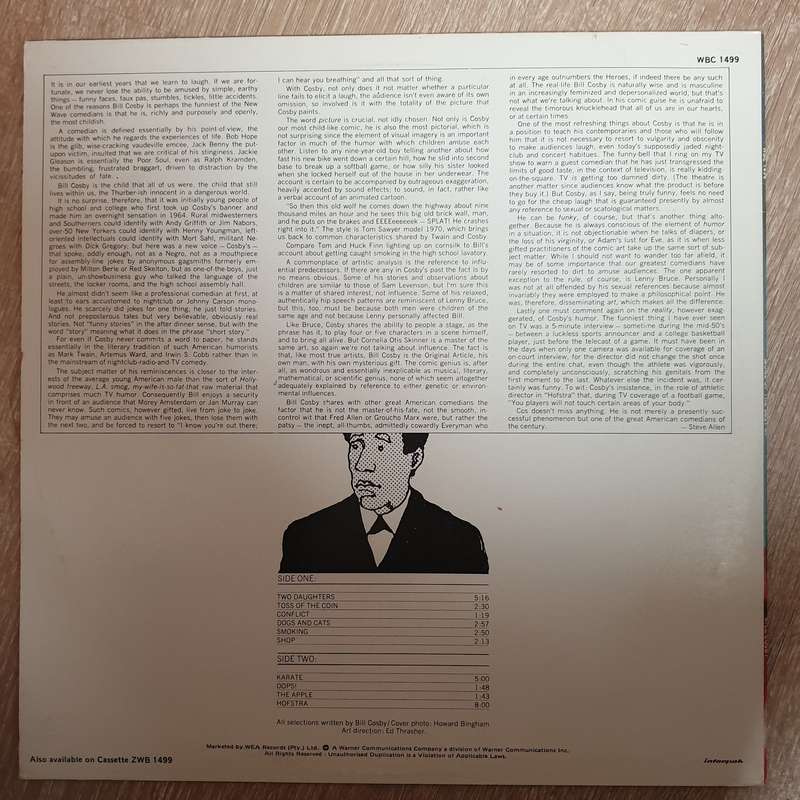 Bill Cosby - More Of The Best Of - Vinyl LP Record - Very-Good+ Quality (VG+)