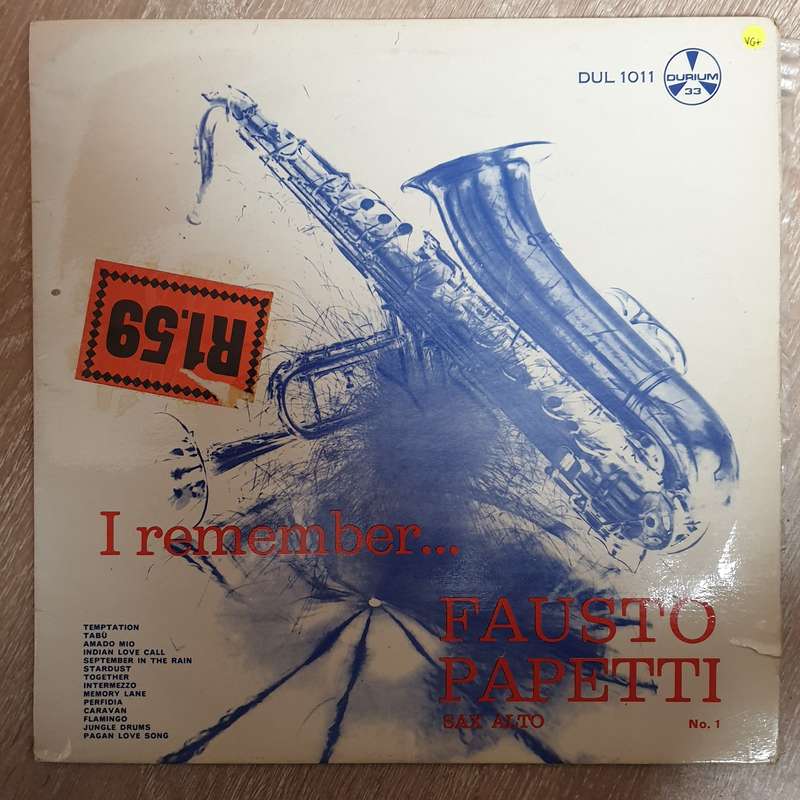 Fausto Papetti  I Remember...  - Vinyl LP Record - Very-Good+ Quality (VG+)