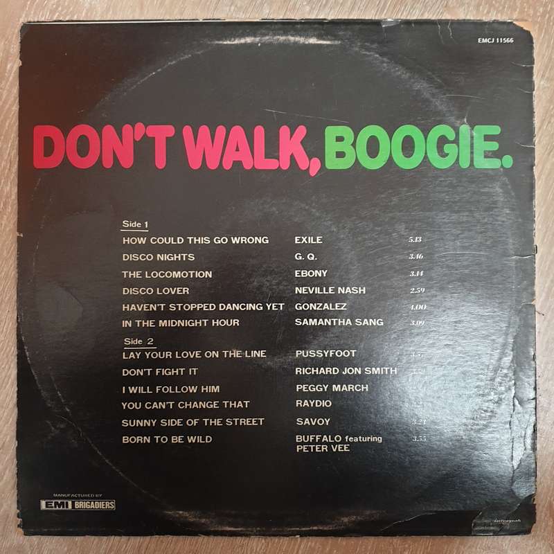 Don't Walk - Boogie - Great Disco Sounds from EMI - Vinyl LP Record - Opened  - Very-Good  Qualit...