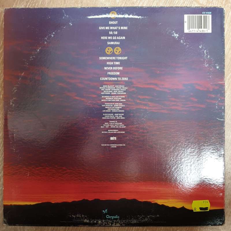 Grand Prix  Samurai - Vinyl LP Record - Very-Good+ Quality (VG+)