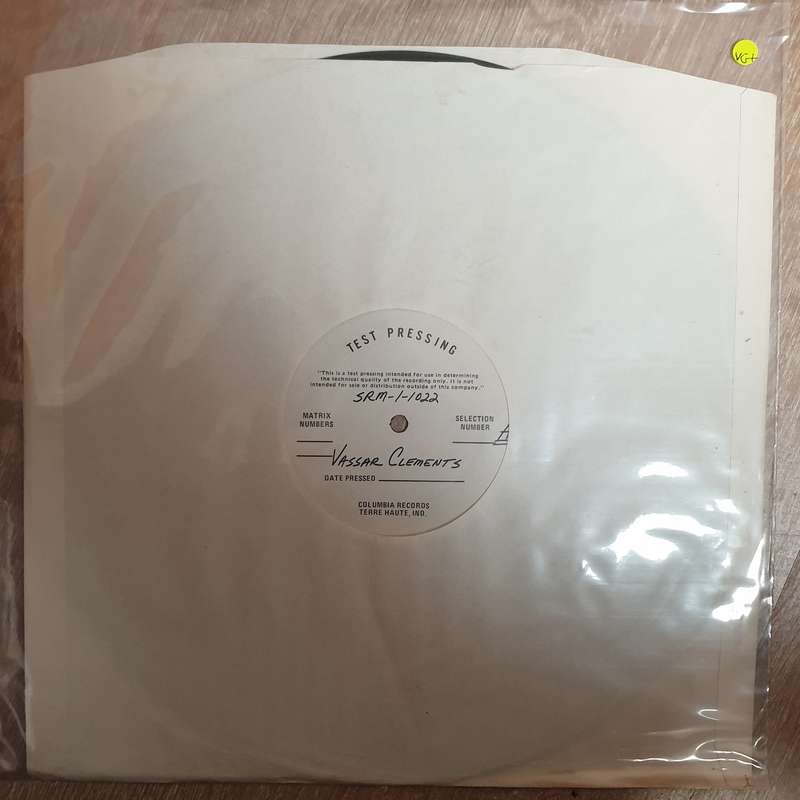 Vassar Clements  Vassar Clements (Test Pressing) - Vinyl LP Record - Very-Good+ Quality (VG+)