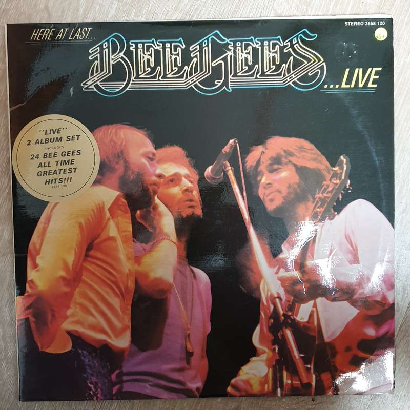 Bee Gees  Here At Last - Live - Double Vinyl LP Record (VG+)