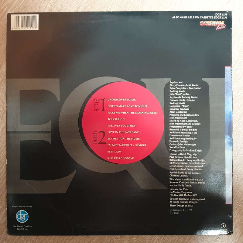 Equinox   Undercover Lover - Vinyl LP Record - Opened  - Very-Good  Quality (VG)