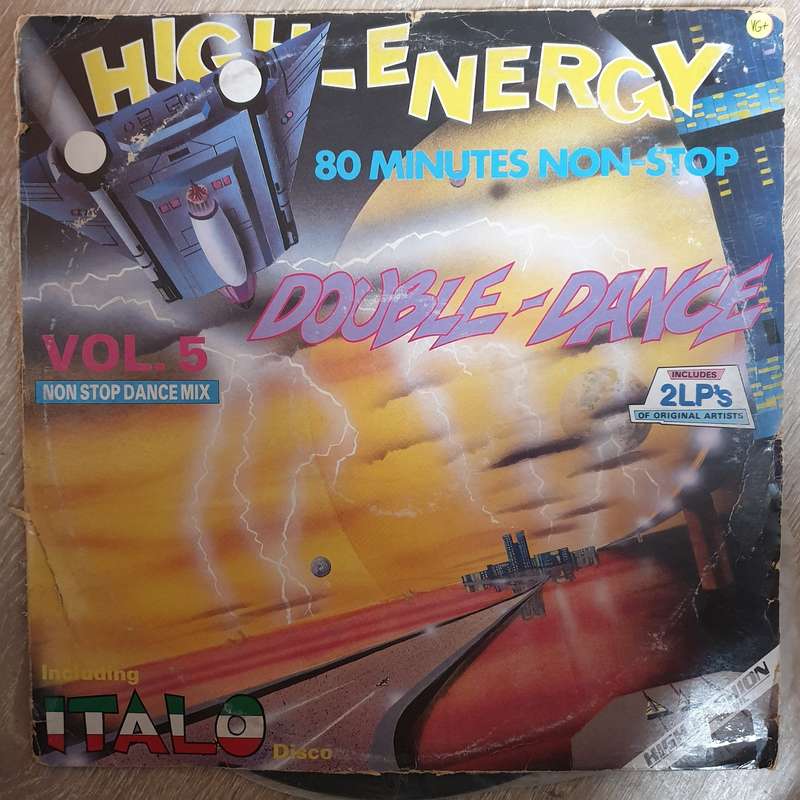 High Energy Double Dance Vol 5 -  Double Vinyl LP Record - Very-Good+ Quality (VG+)