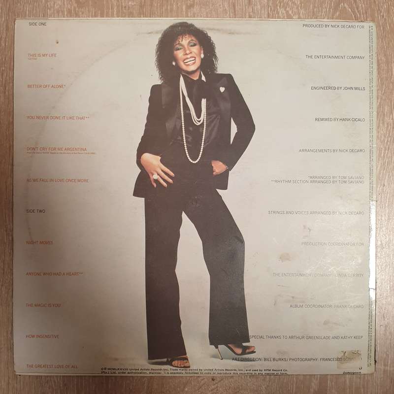 Shirley Bassey - The Magic Is You - Vinyl LP Record - Good+ Quality (G+)