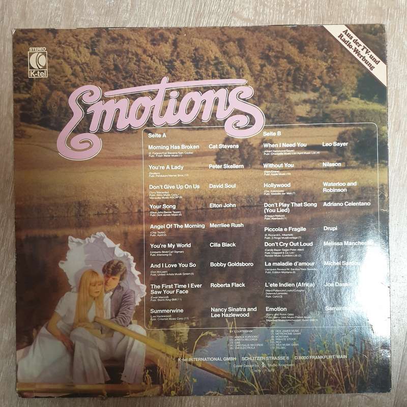 Emotions - K-Tel - Vinyl LP Record - Very-Good  Quality (VG)