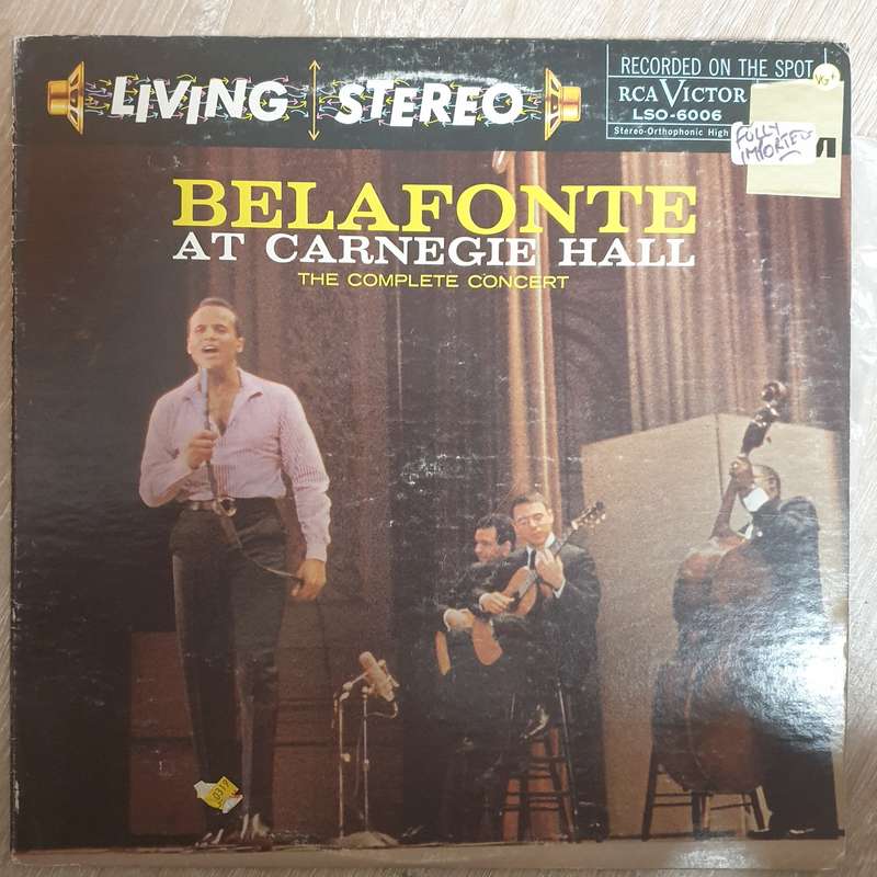 Harry Belafonte  Belafonte At Carnegie Hall: The Complete Concert -  Vinyl LP Record - Very...