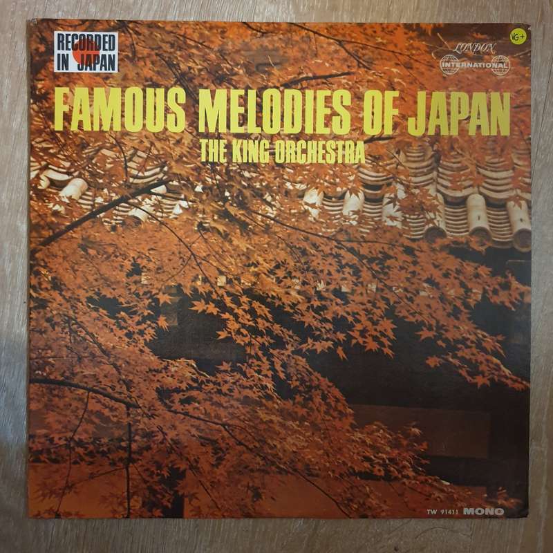 The King Orchestra  Famous Melodies Of Japan -  Vinyl LP Record - Very-Good+ Quality (VG+)