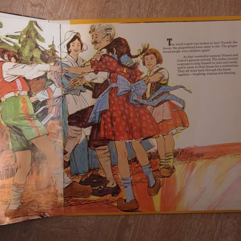 Walt Disney - Hansel & Gretel (with Book) - Vinyl LP Record - Very-Good+ Quality (VG+)
