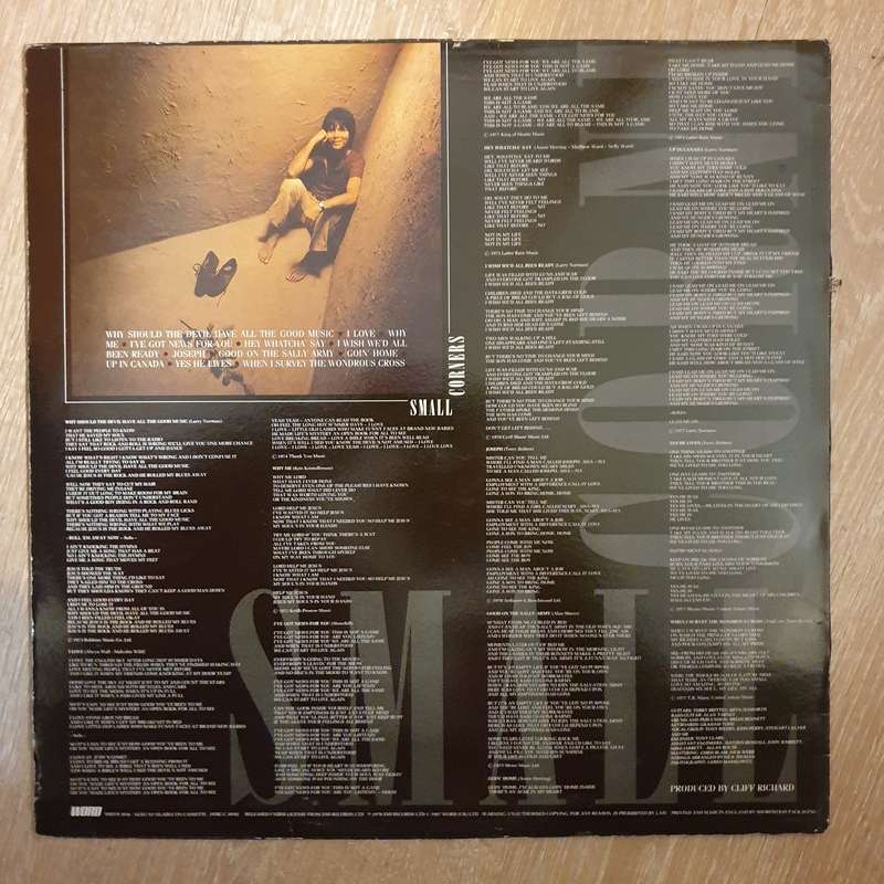 Cliff Richard - Small Corners - Vinyl LP Record - Very-Good+ Quality (VG+)