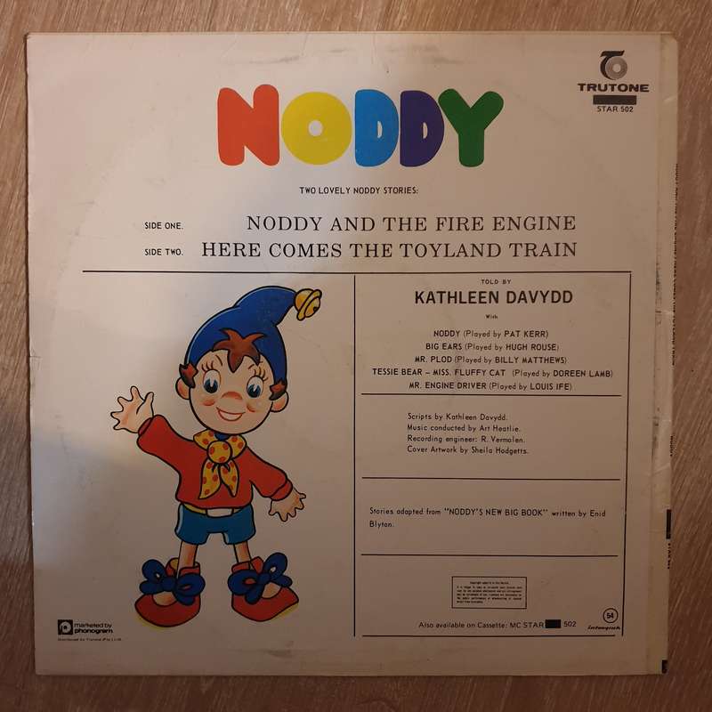 Noddy and the Fire Engine - Here Comes the Toyland Train - Vinyl LP Record - Very-Good+ Quality (...