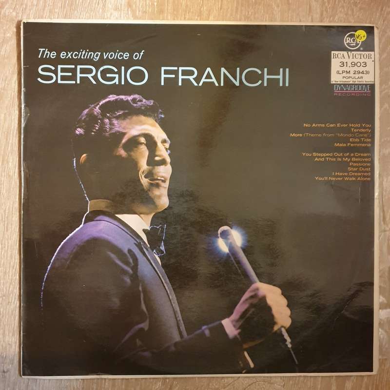 Sergio Franchi  The Exciting Voice Of Sergio Franchi - Vinyl LP Record - Very-Good+ Quality...
