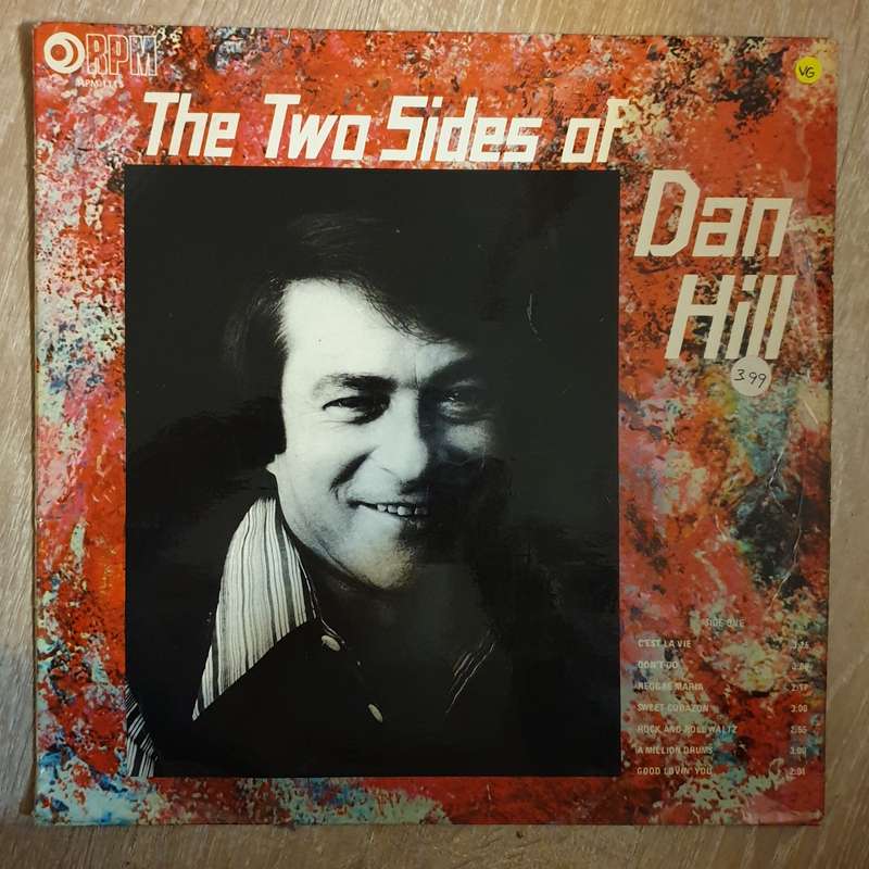 Dan Hill - The Two Sides Of Dan Hill - Vinyl LP Record - Very-Good Quality (VG)