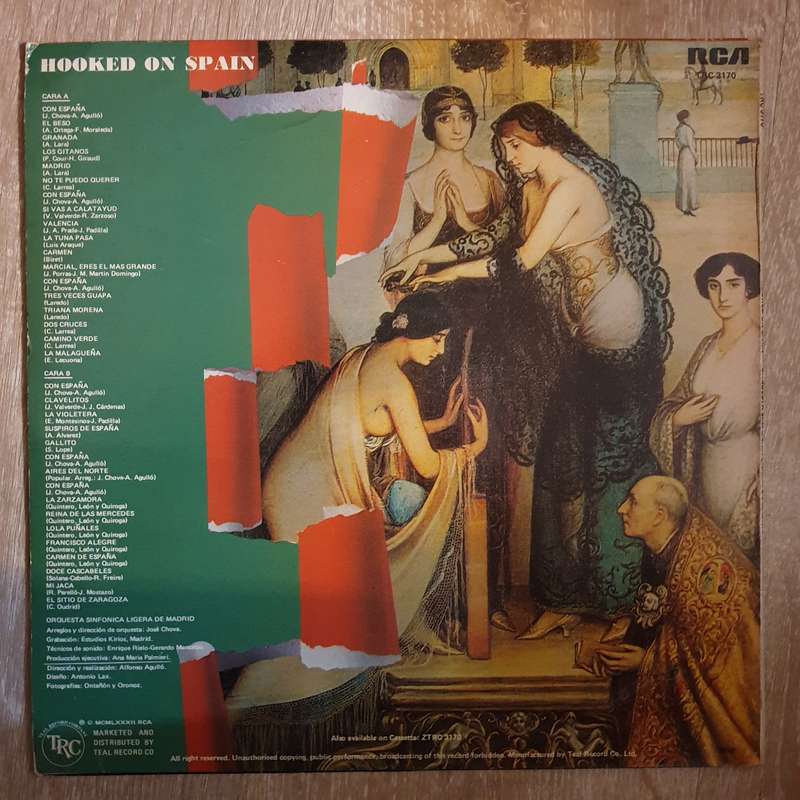 Hooked On Spain - Vinyl LP Record - Very-Good  Quality (VG)