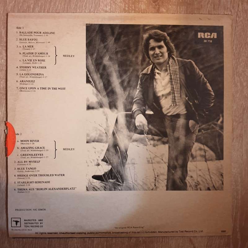 Henry Arland and his Golden Clarinet - Vinyl LP Record - Very-Good+ Quality (VG+)