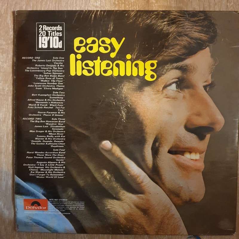 Easy Listening - Various Artists'-  Double Vinyl LP Record - Opened  - Very-Good- Quality (VG-)