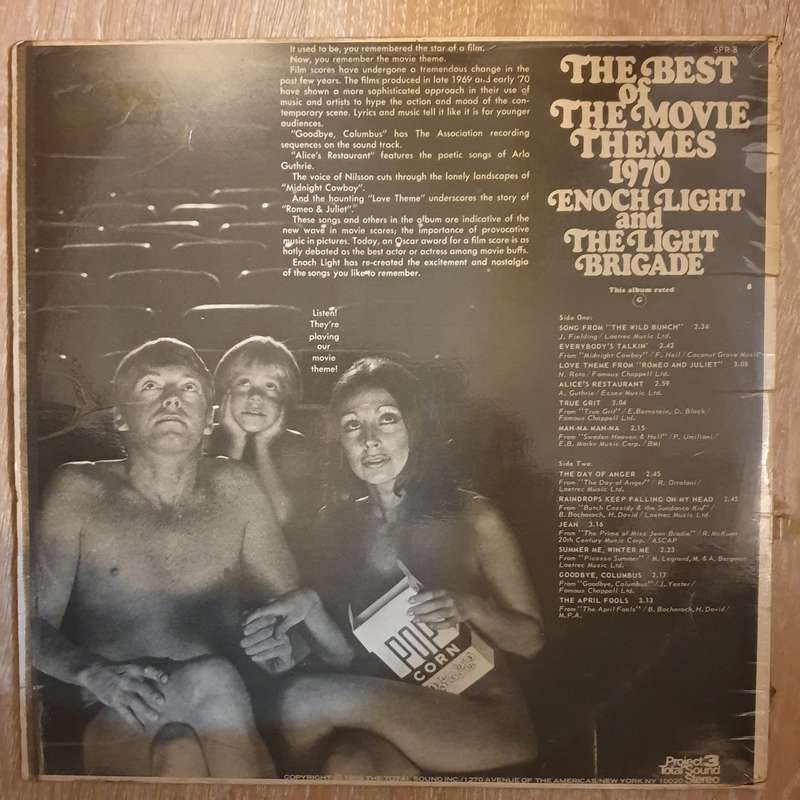 Enoch Light and The Light Brigade - The Best Of Movie Themes 1970 - Vinyl LP Record - Very-Good  ...