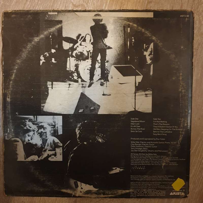 Willie Nile  Willie Nile - Vinyl LP Record - Very-Good+ Quality (VG+)