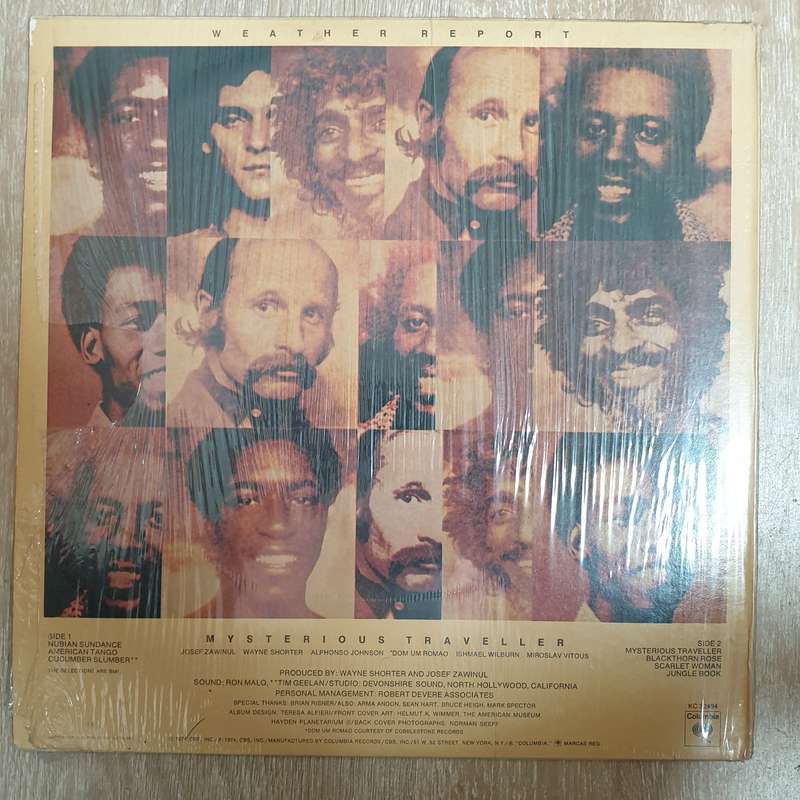 Weather Report  Mysterious Traveller - Vinyl LP Record - Very-Good  Quality (VG)