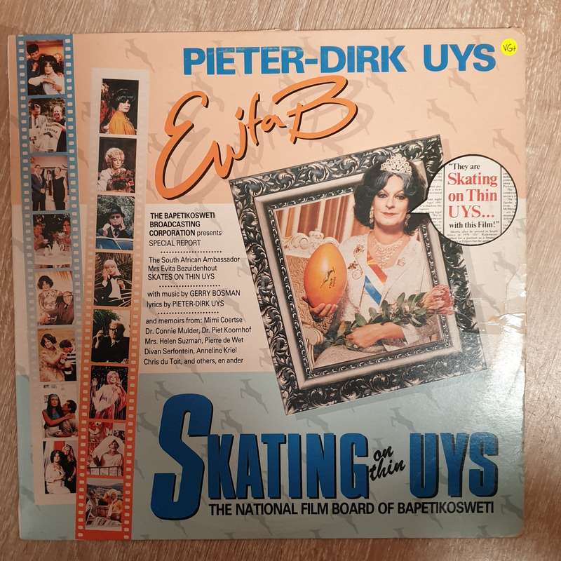 Pieter Dirk Uys - Evita B - Skating on Thin Uys  - Vinyl LP Record - Opened  - Very-Good+ Quality...