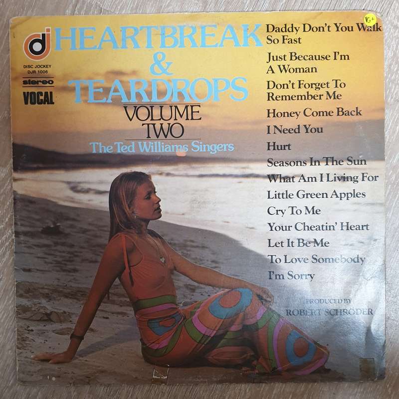 Ted Williams Singers - Heartbreak Teardrops Volume 2 - Vinyl LP Record - Very-Good+ Quality (VG+)