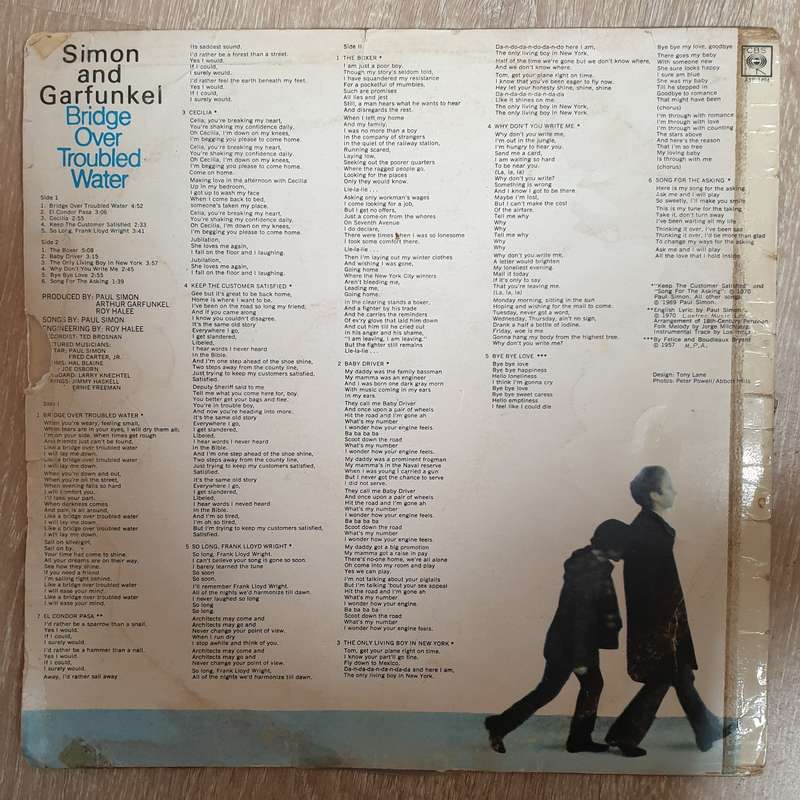 Simon And Garfunkel  Bridge Over Troubled Water - Vinyl LP Record - Good Quality (G) (Vinyl...