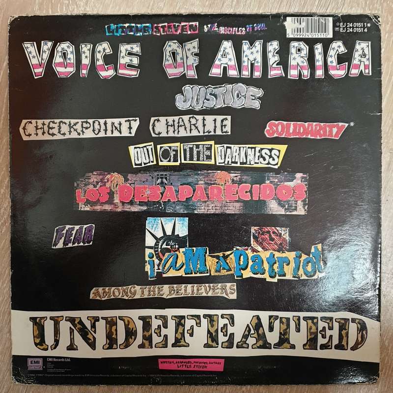 Little Steven  Voice Of America - Vinyl LP Record - Opened  - Very-Good Quality (VG)