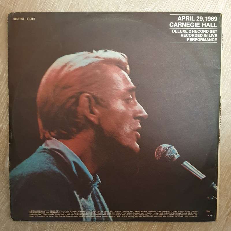 Rod McKuen At Carnegie Hall -  Vinyl LP Record - Very-Good+ Quality (VG+)